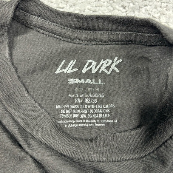 Lil Durk Shirt Womens Small Tee Music Rapper Bright OTF Only The Family Concert - Picture 3 of 4